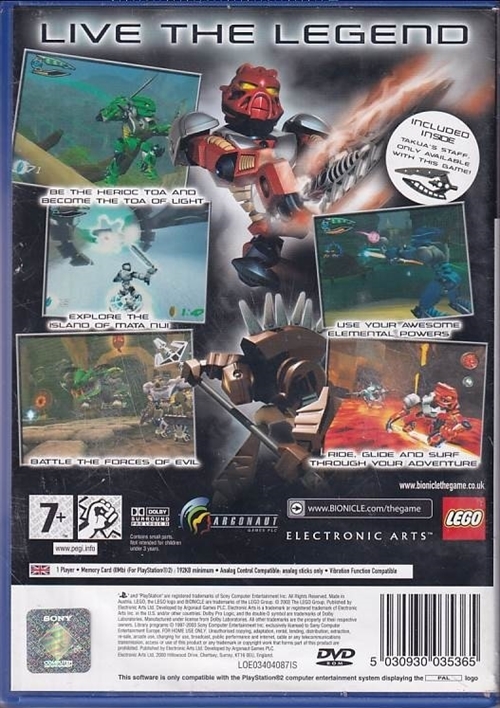 Bionicle - PS2 (B Grade) (Genbrug)